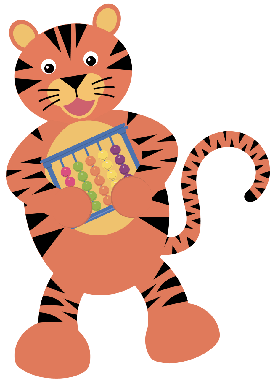 Tiger pin page clipart clip art