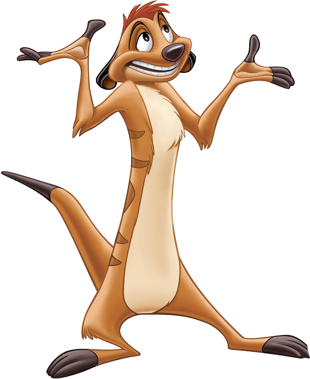 The lion king timon clipart vector