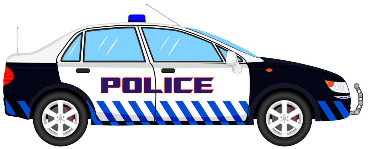 Cars police car clipart image 2