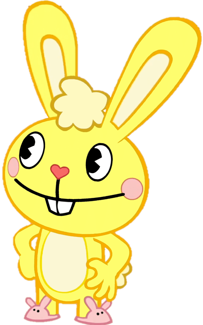 Cuddles vector happy tree friends clipart