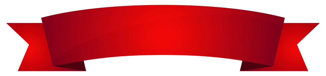 Banner red clipart image