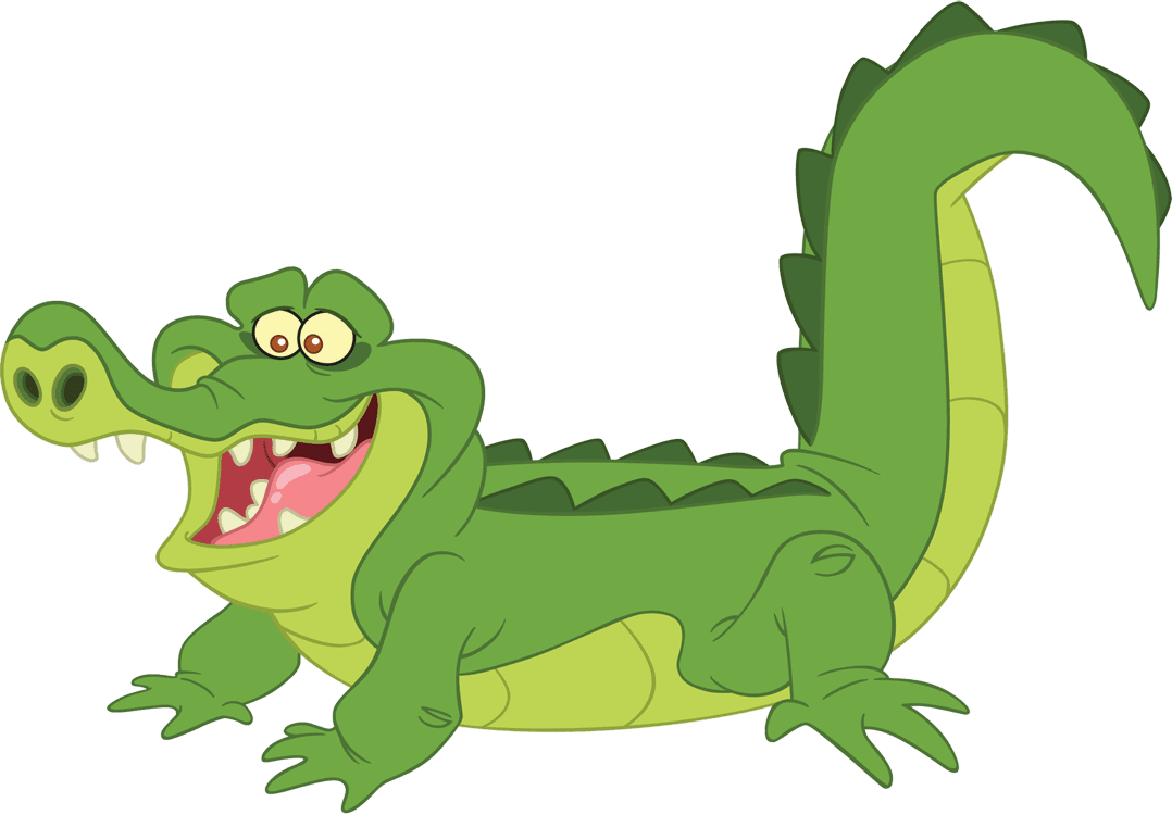 Alligator pin page clipart photo 3