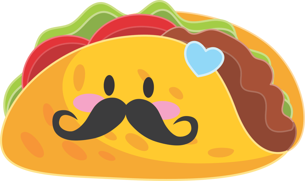 Taco pin page clipart background