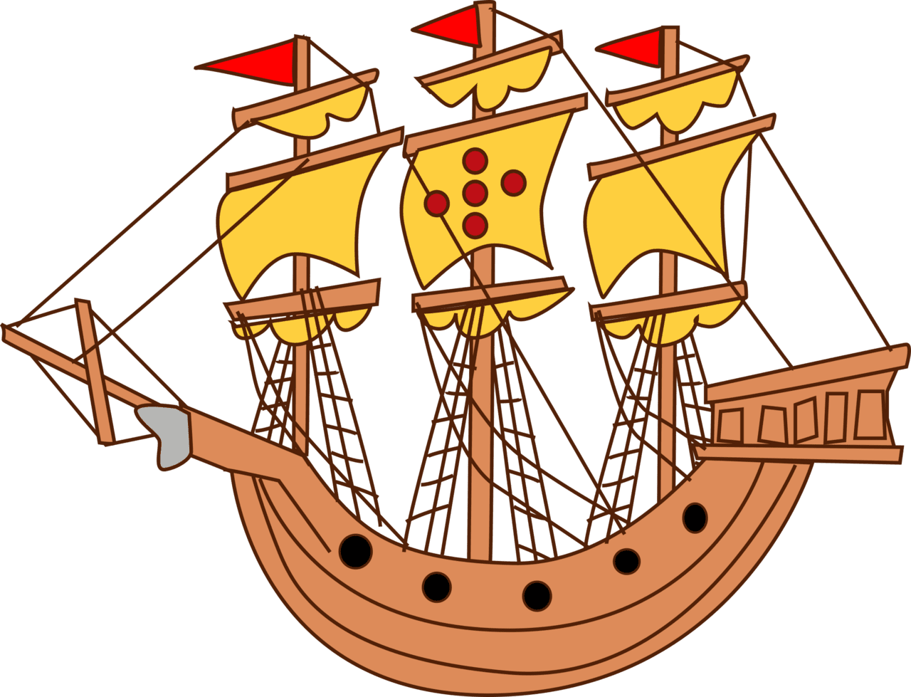 Boat sailing ship clipart picture