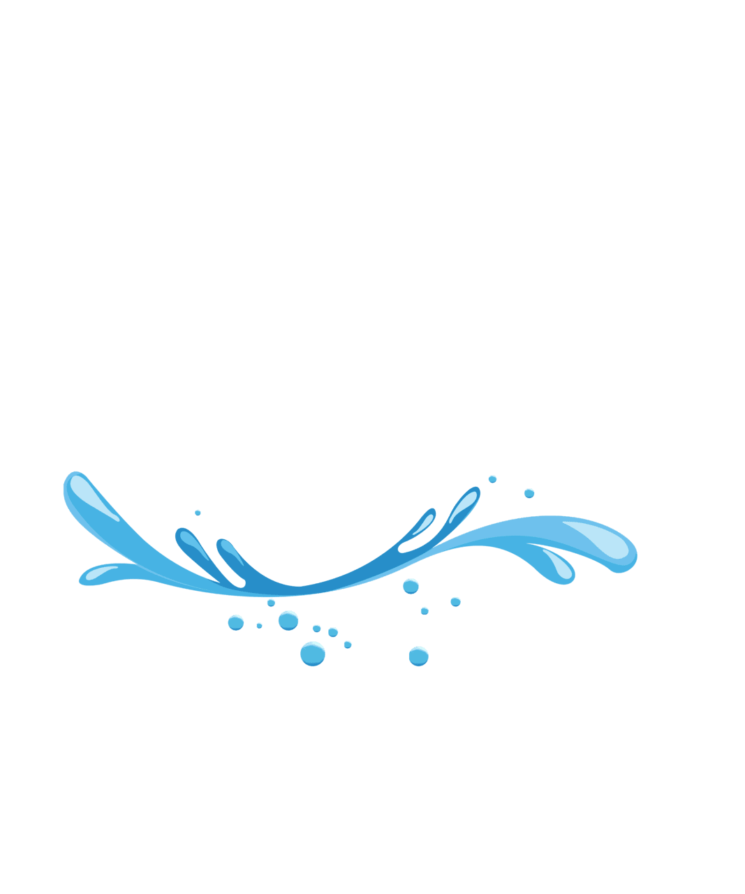 Wave water vector drawing clipart