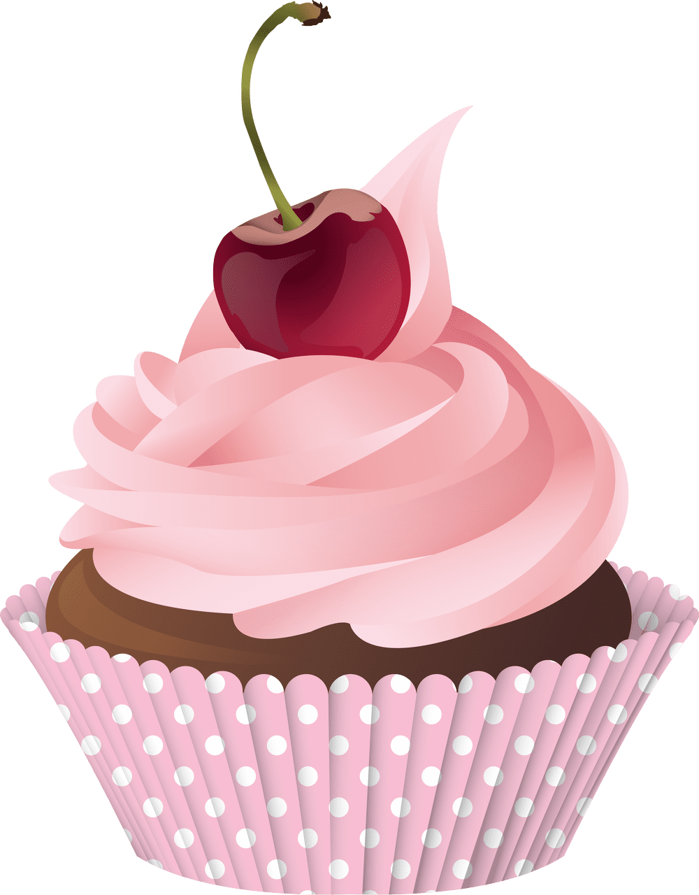 Cupcake clipart vintage picture