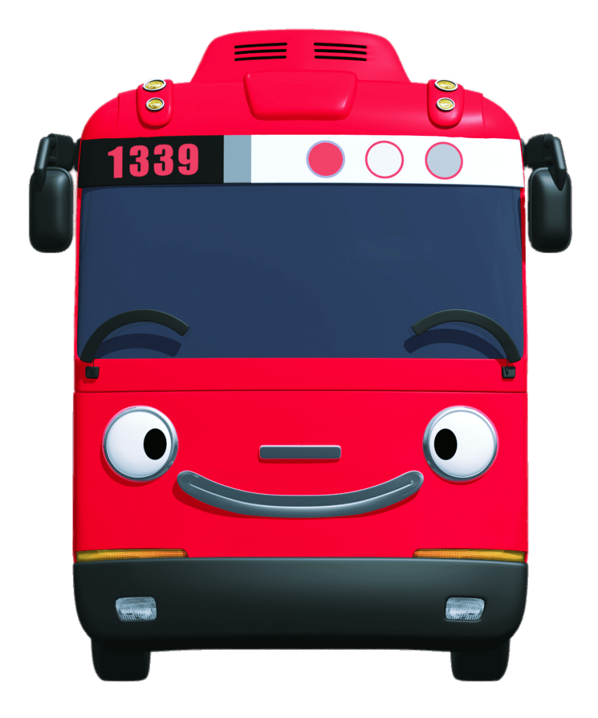 Check out this tayo the little bus character gani smiling image clipart