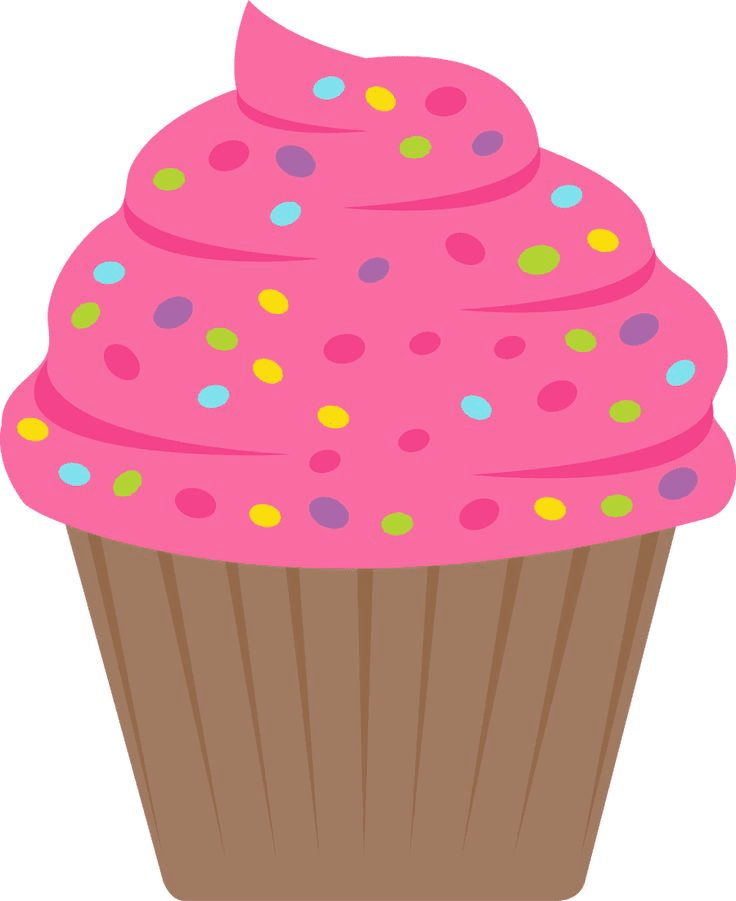 Cupcake clipart vector