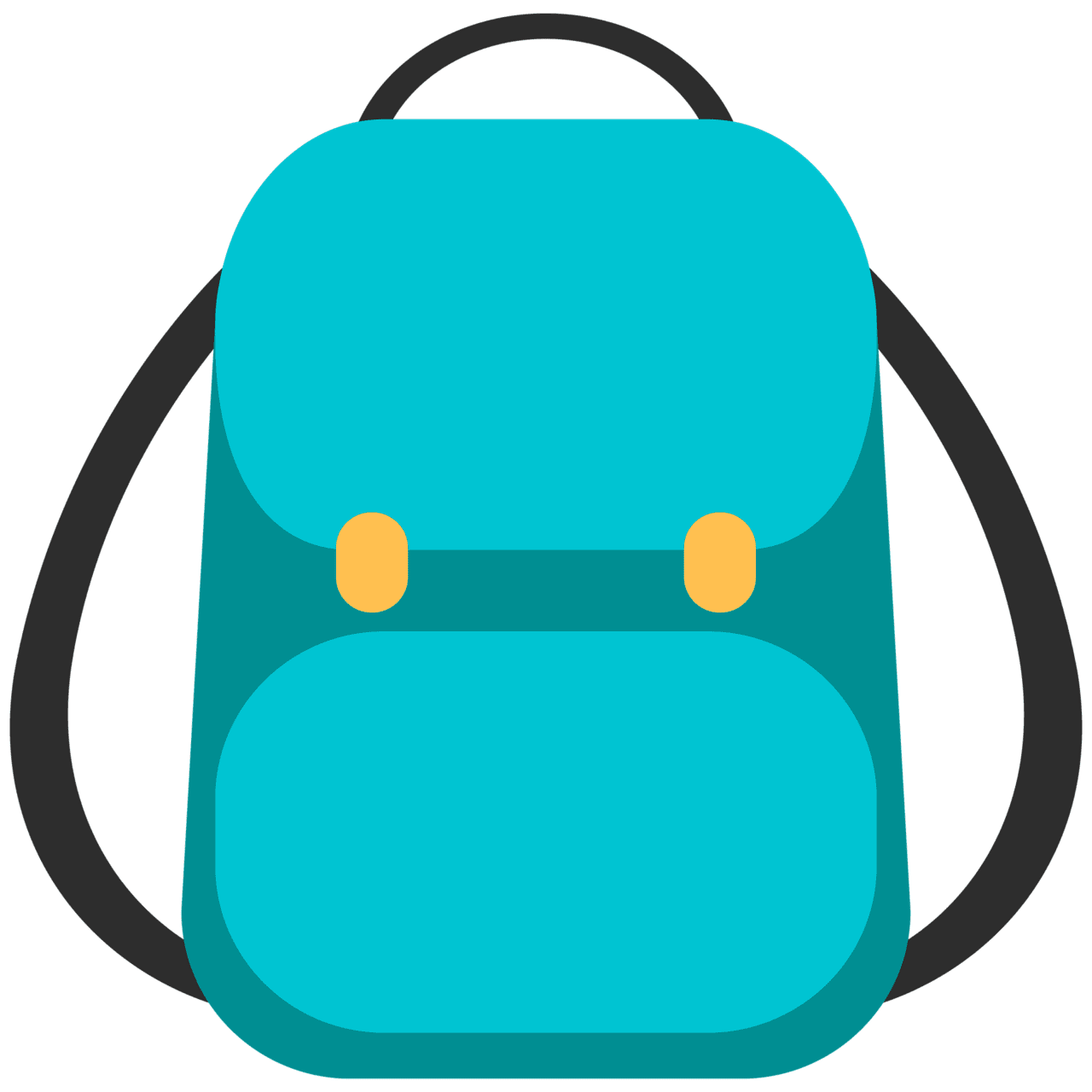 Backpack school bag back pack clipart transparent