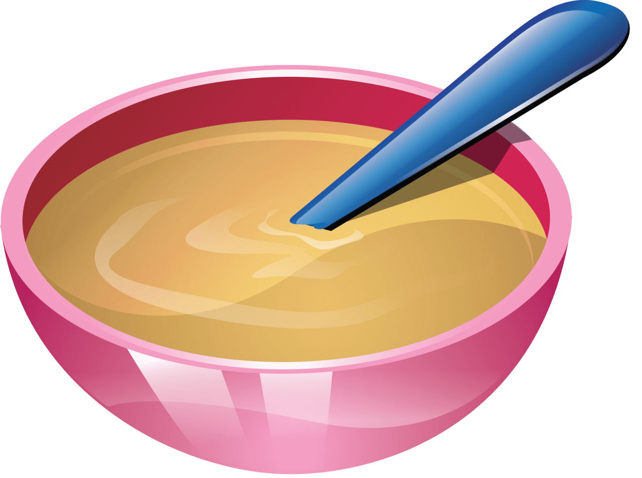 Crab clipart soup in pink bowl photo