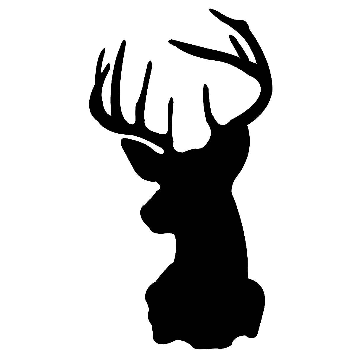 Deer head silhouette clipart best logo