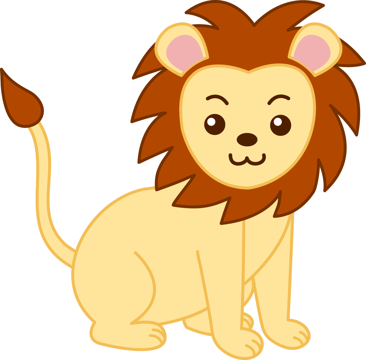 Animal safari clipart vector