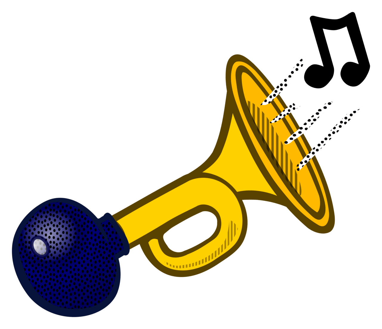 Music horn cliparts images clipart library