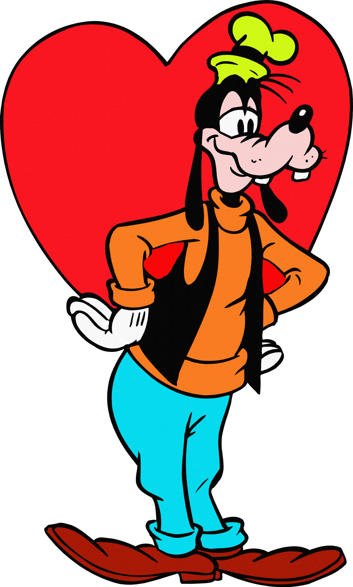 Goofy chien disney love clipart full size pinclipart clip art