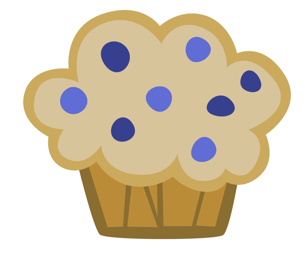 Cupcake pin page clipart vector 3