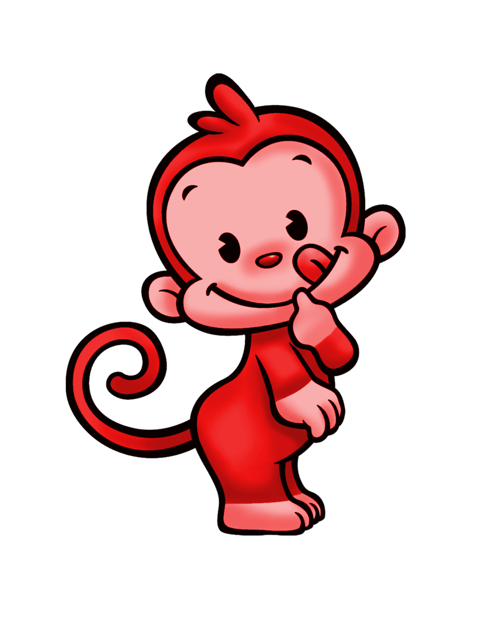 Monkey pin by irene hansson apor bananer cute images animal drawings emo clipart