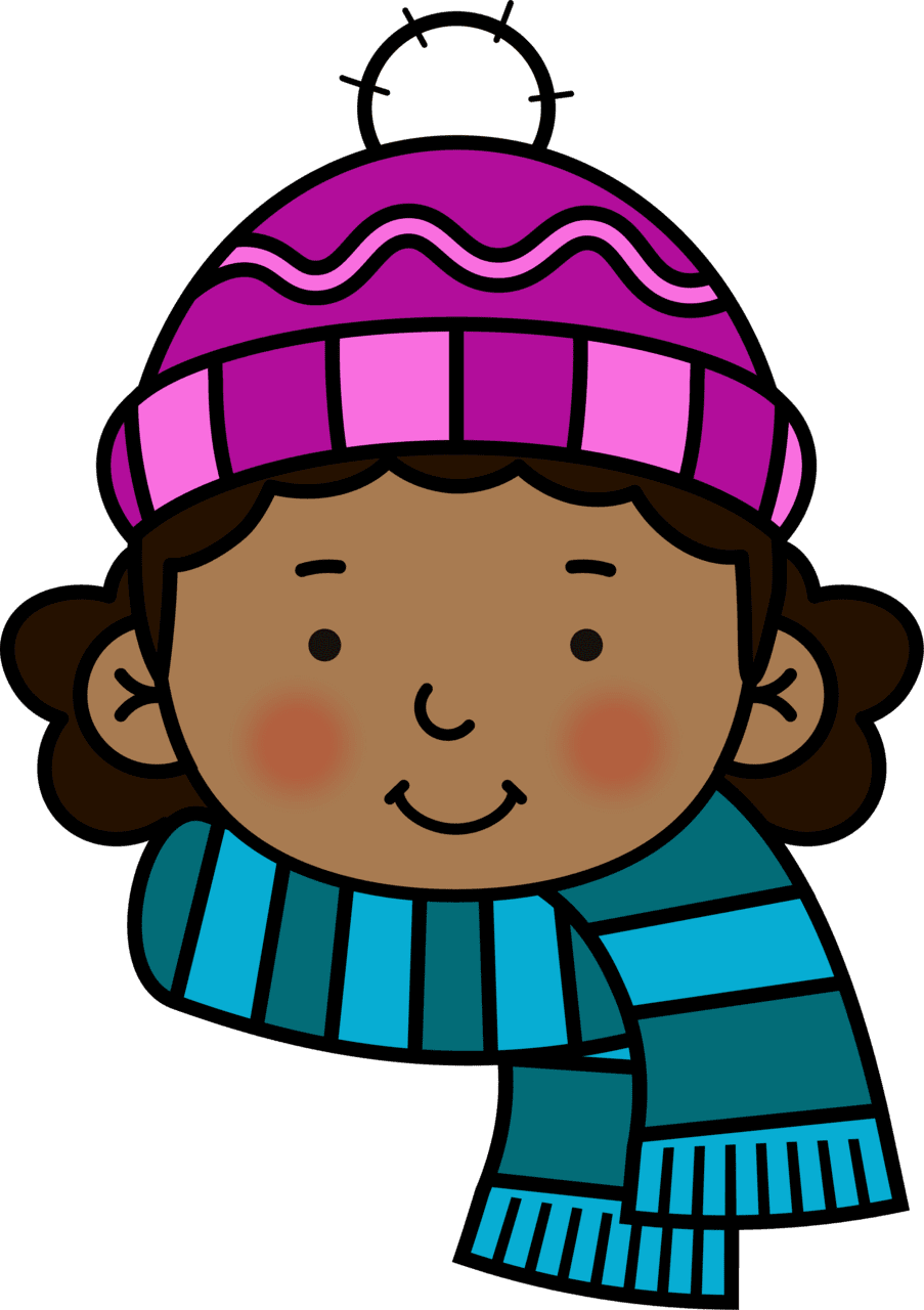 Winter pin page clipart clip art