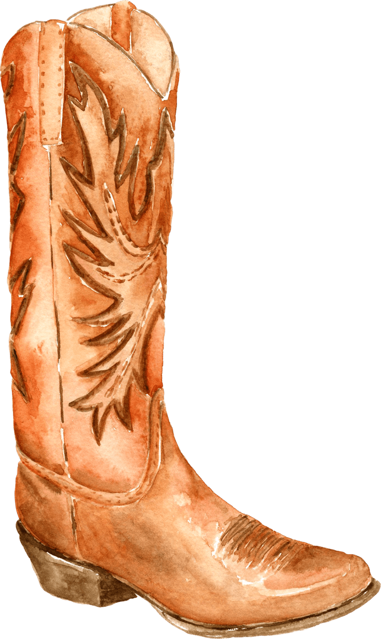 Cowboy boots pin page clipart free 2