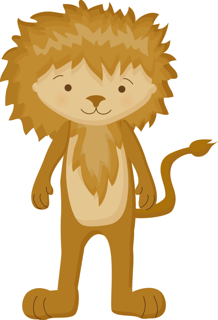 Lion pin page clipart free