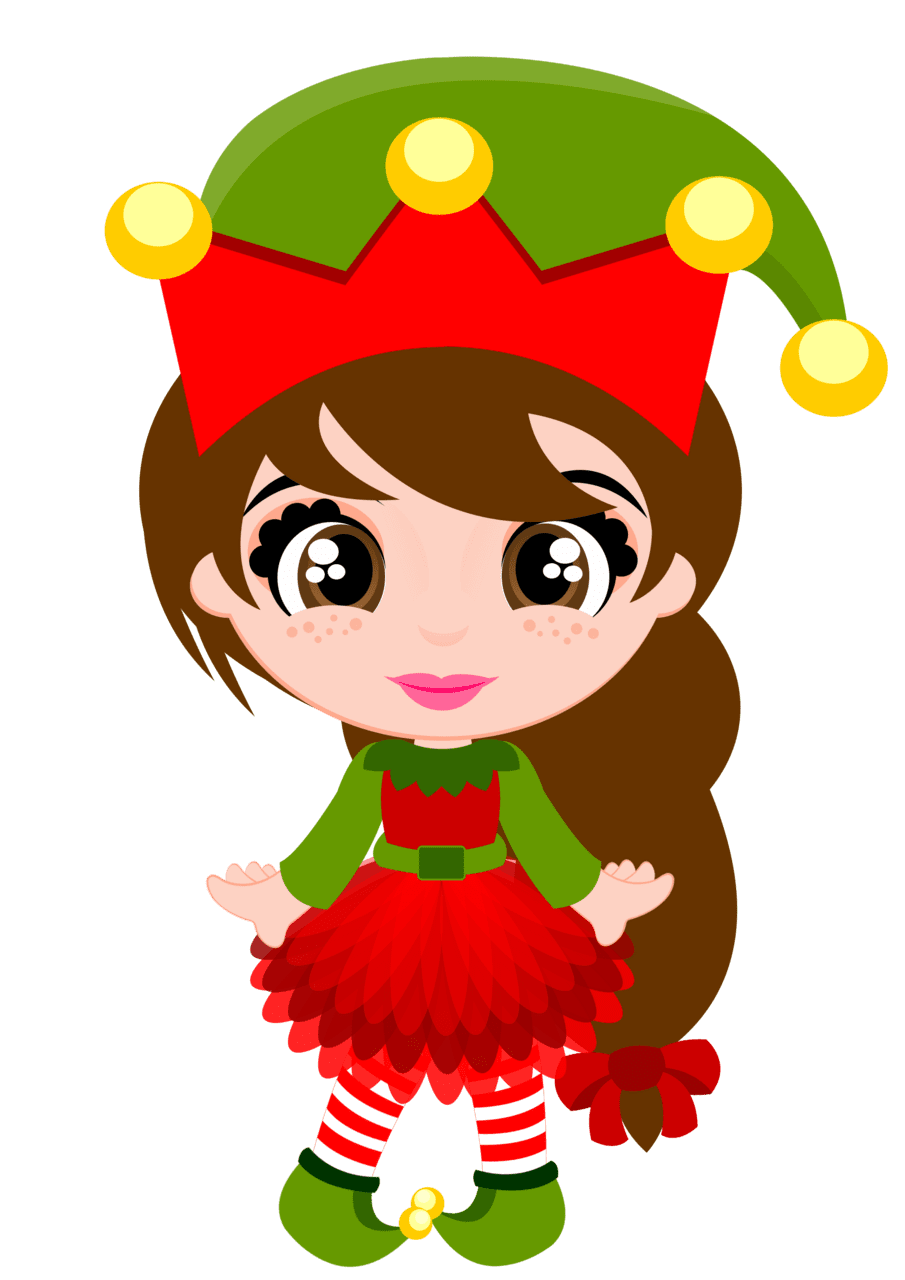 Elf pin page clipart logo 2