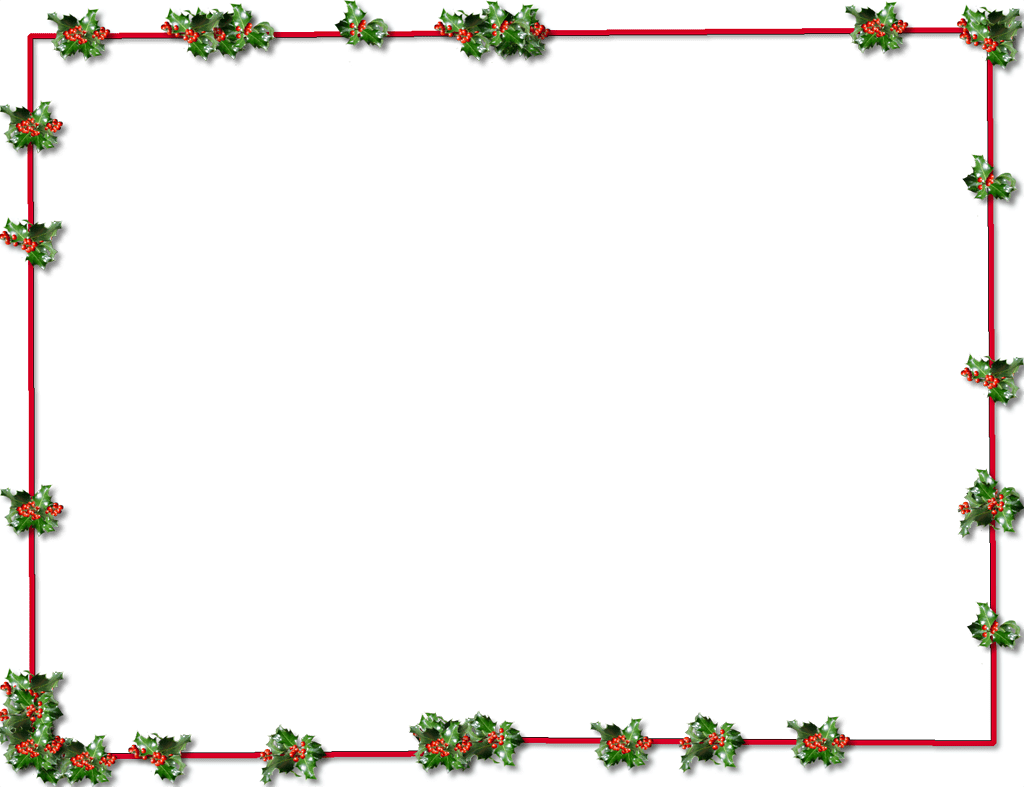 Christmas border pin page clipart clip art