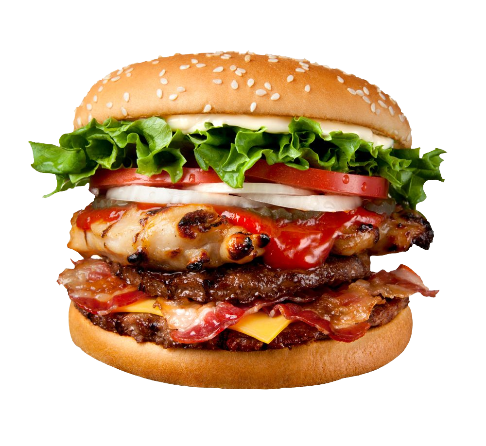 Fast food burger clipart photo