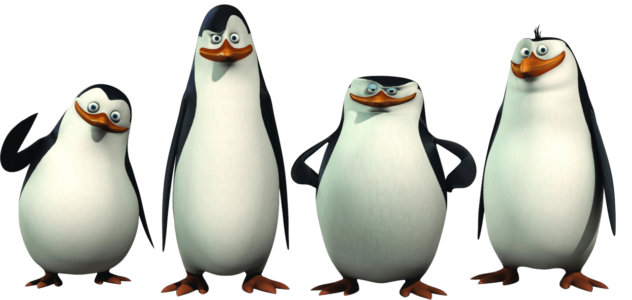 Madagascar penguin clipart background