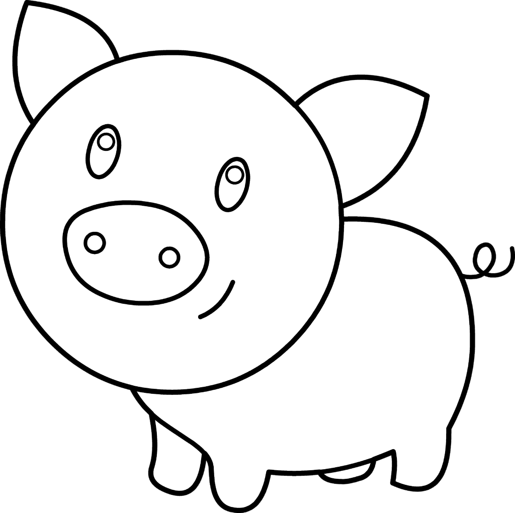 Pig nose coloring pages clipart clip art