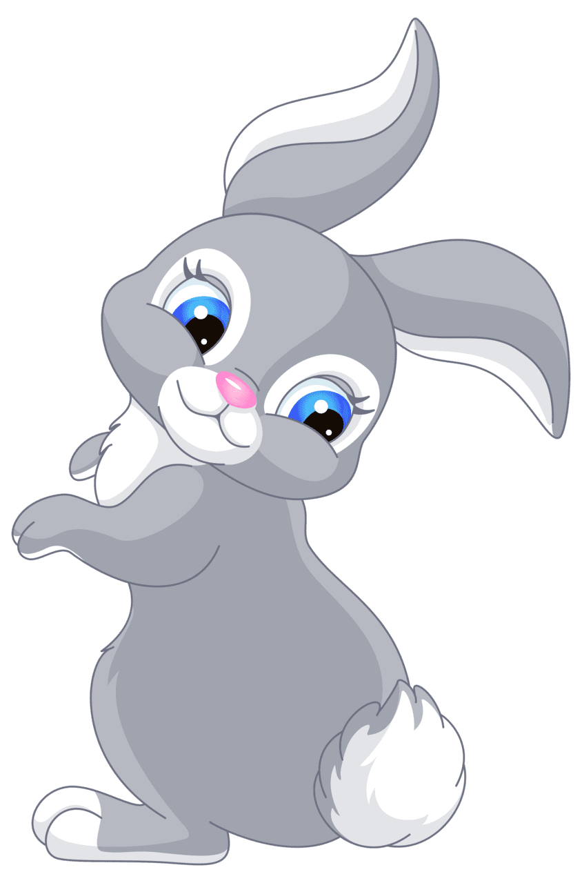 Bunny pin page clipart transparent