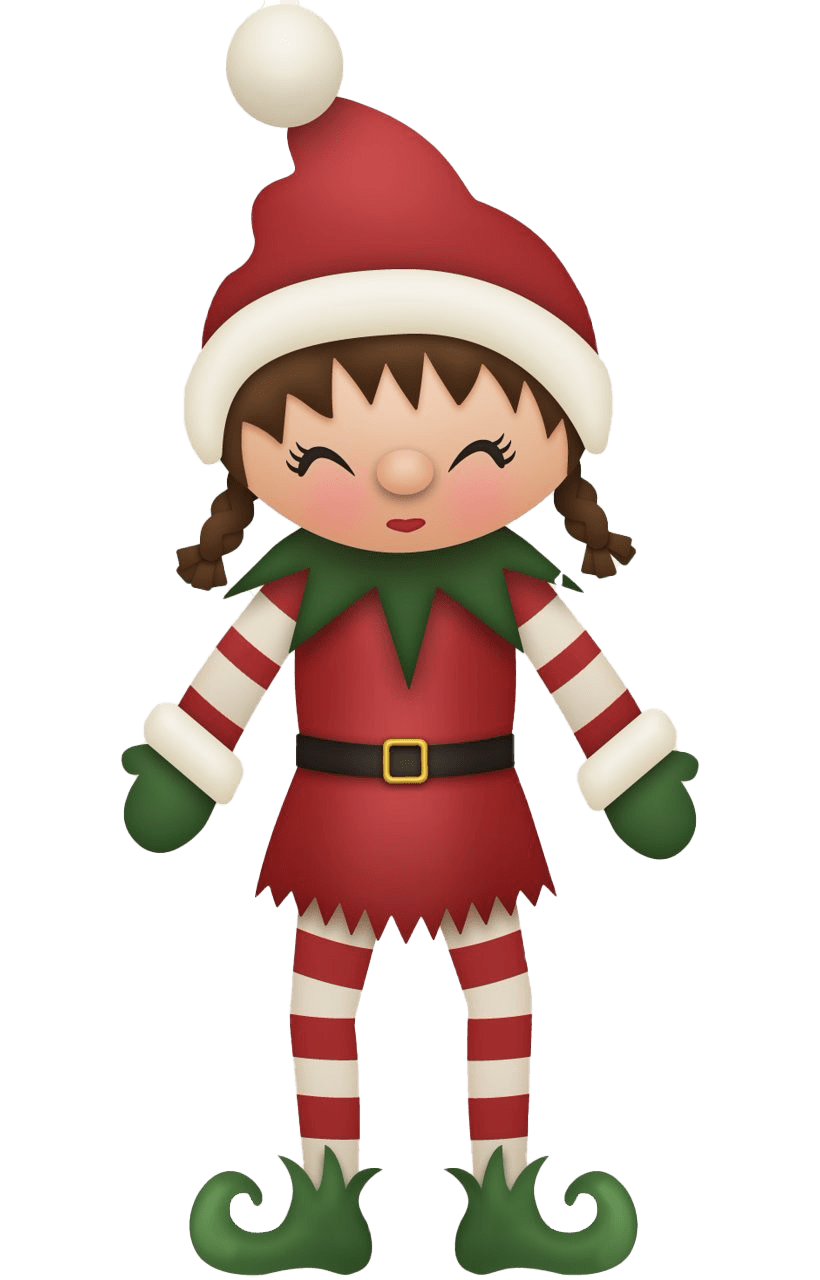 Santa claus elf picture mart clipart