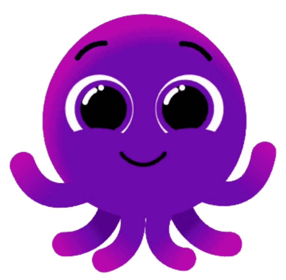 Octopus pin page clipart clip art