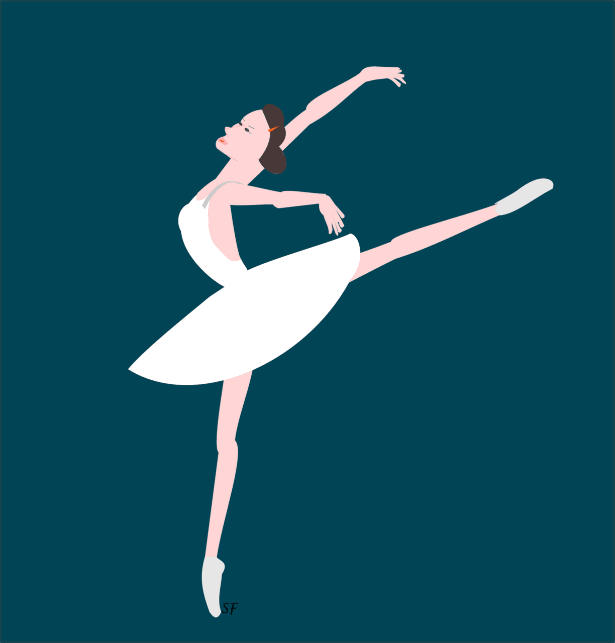 Dance digital ballerina scrapbooking embellishment clipart bie dan logo