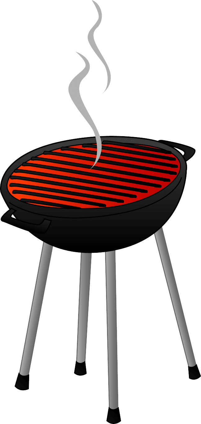 Camping the griller guide buying charcoal burning bbq grills part clipart vector