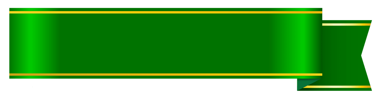 Green banner clipart picture