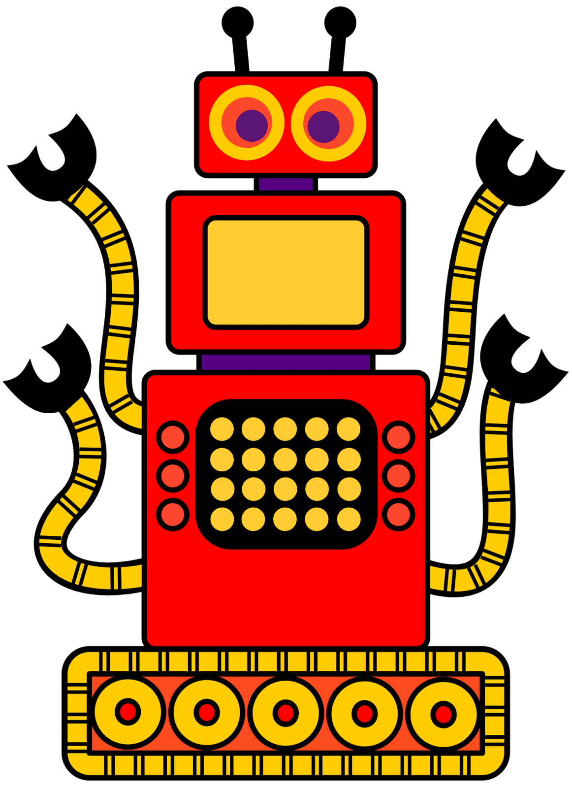 Eye robot clipart free