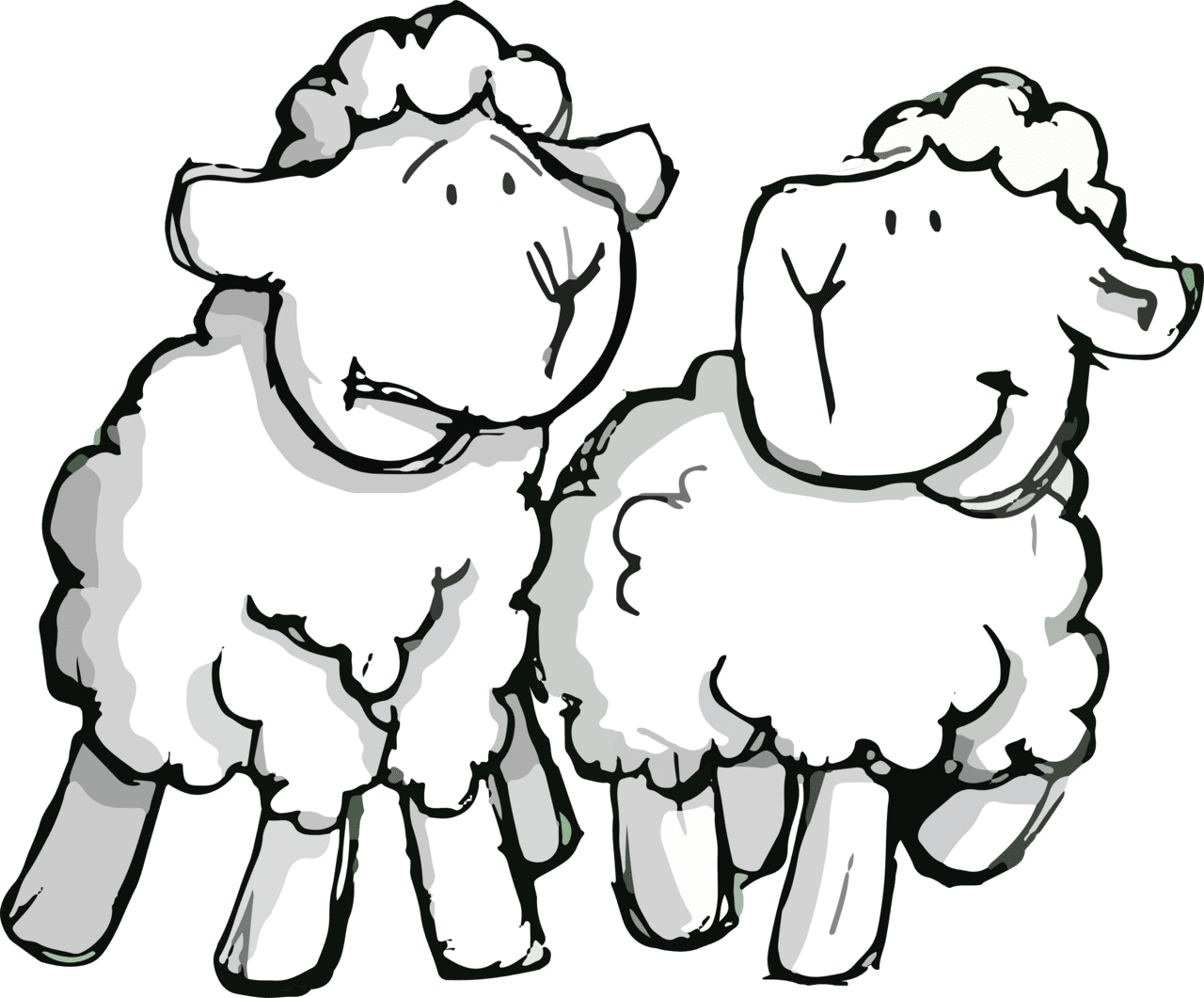 Sheep ovejas clipart logo