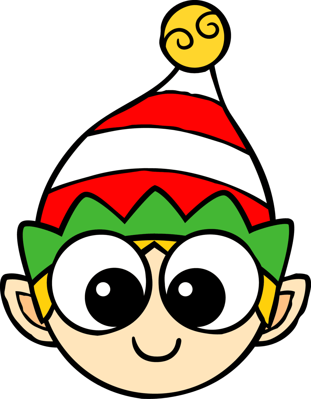 Elf pin page clipart picture 3