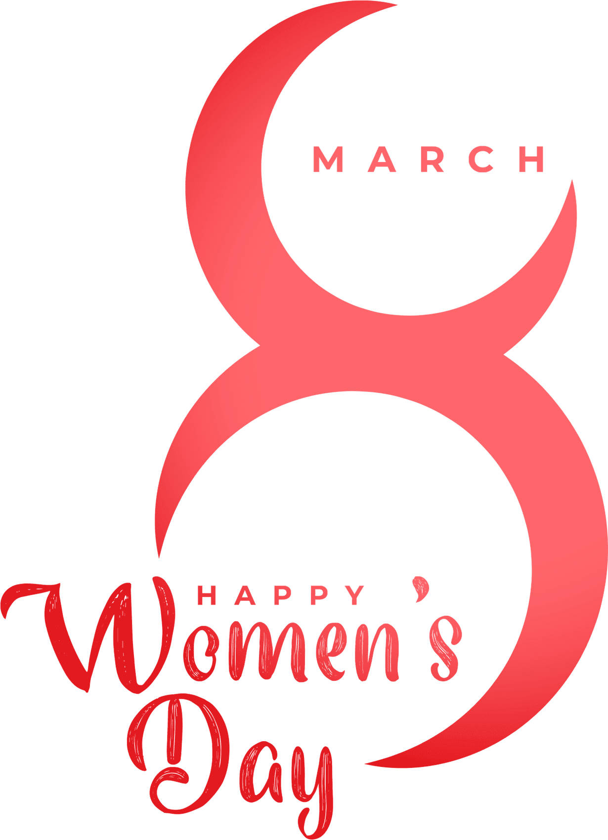 Th march womens day celebration design clipart background