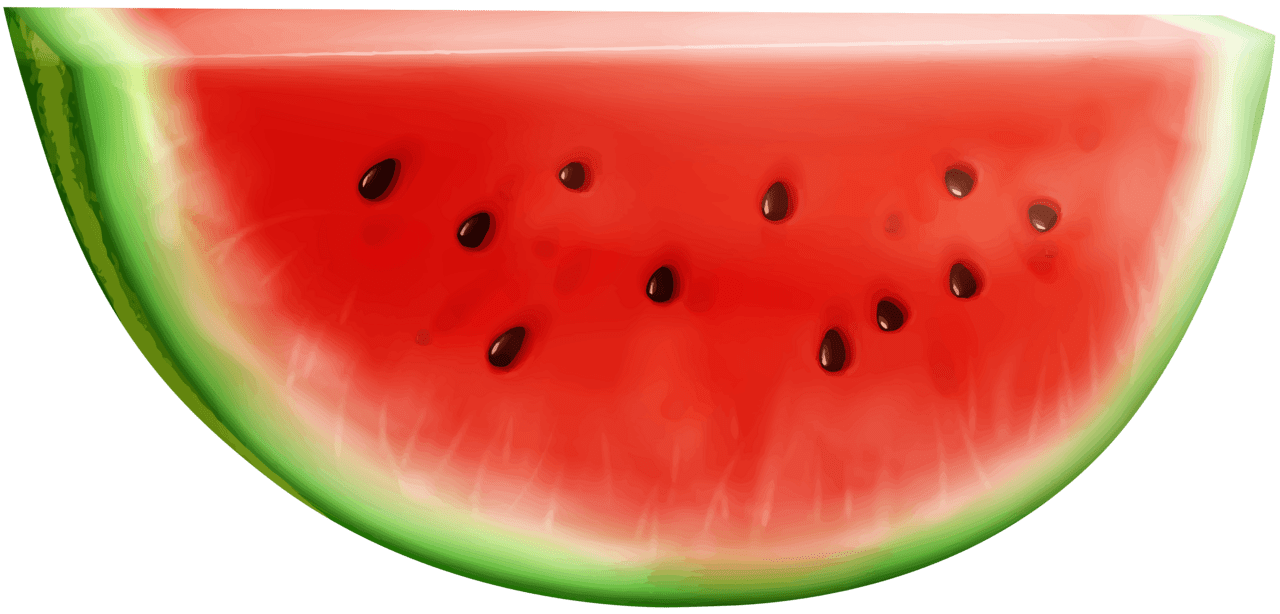 Watermelon slice clipart image