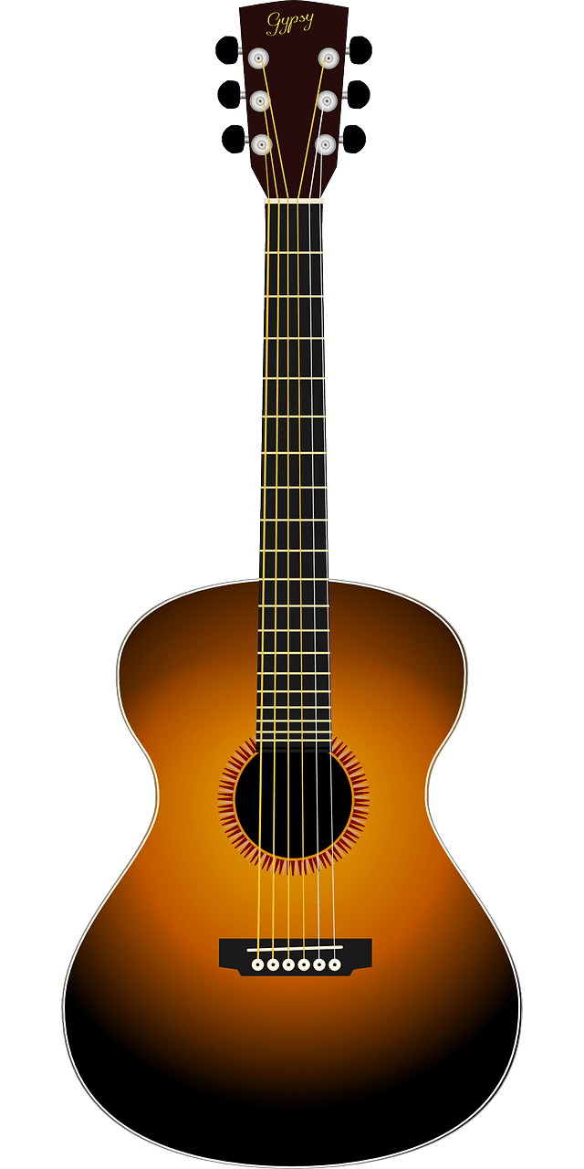 Acoustic guitar music musical strument wooden str gs did you dig that th clipart photo