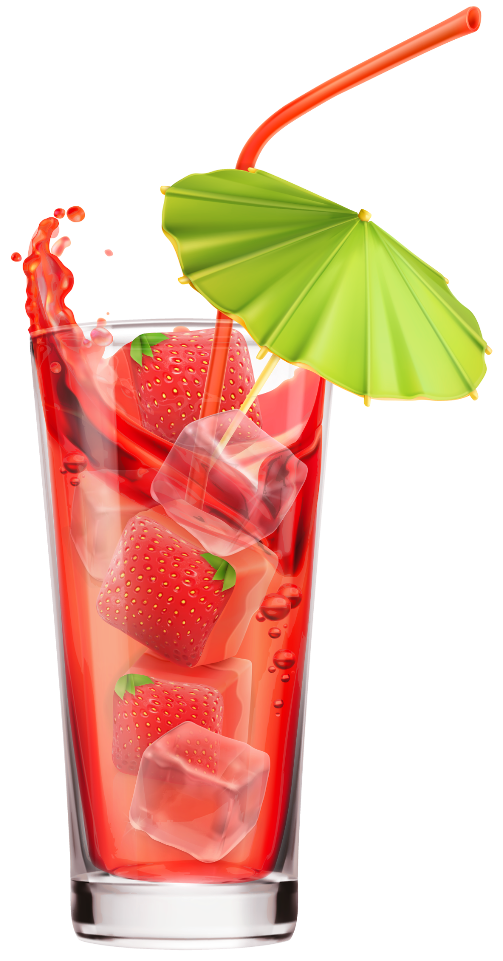 Strawberry cocktail clipart image dr ks logos