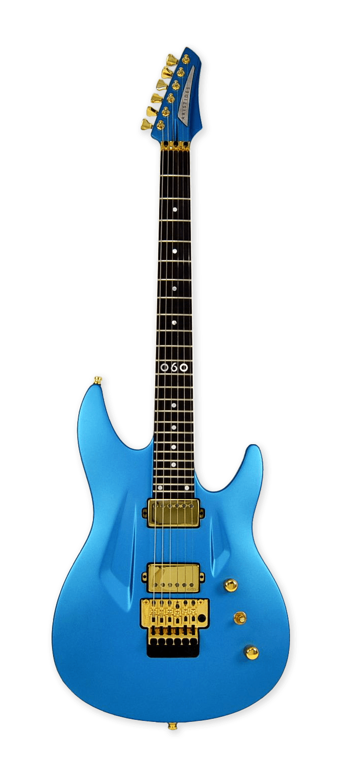 Resonant stable custom aristides guitar clipart vector