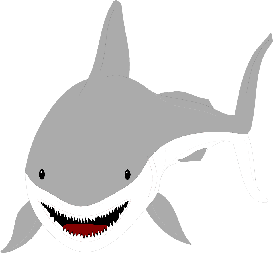 Shark pin page clipart vector 2