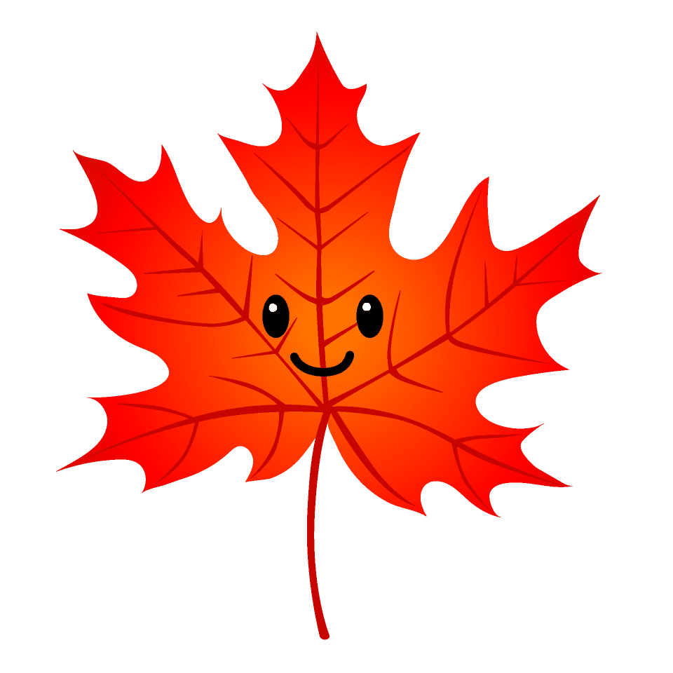 Leaves cute red maple leaf clipart pictures illustoon