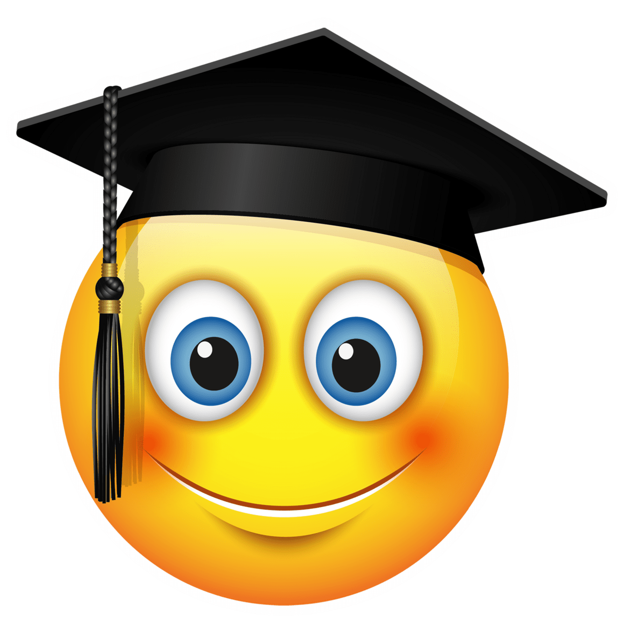 Graduation cap emoji funny emot clipart image