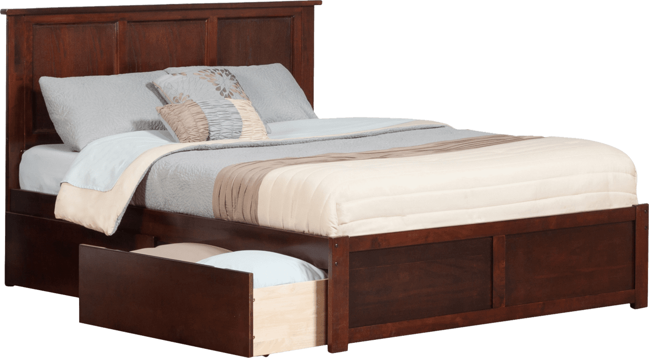 Painting bed image furniture lantic with drawers clipart