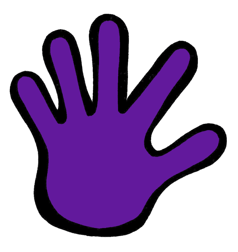 Hand pin page clipart photo 2