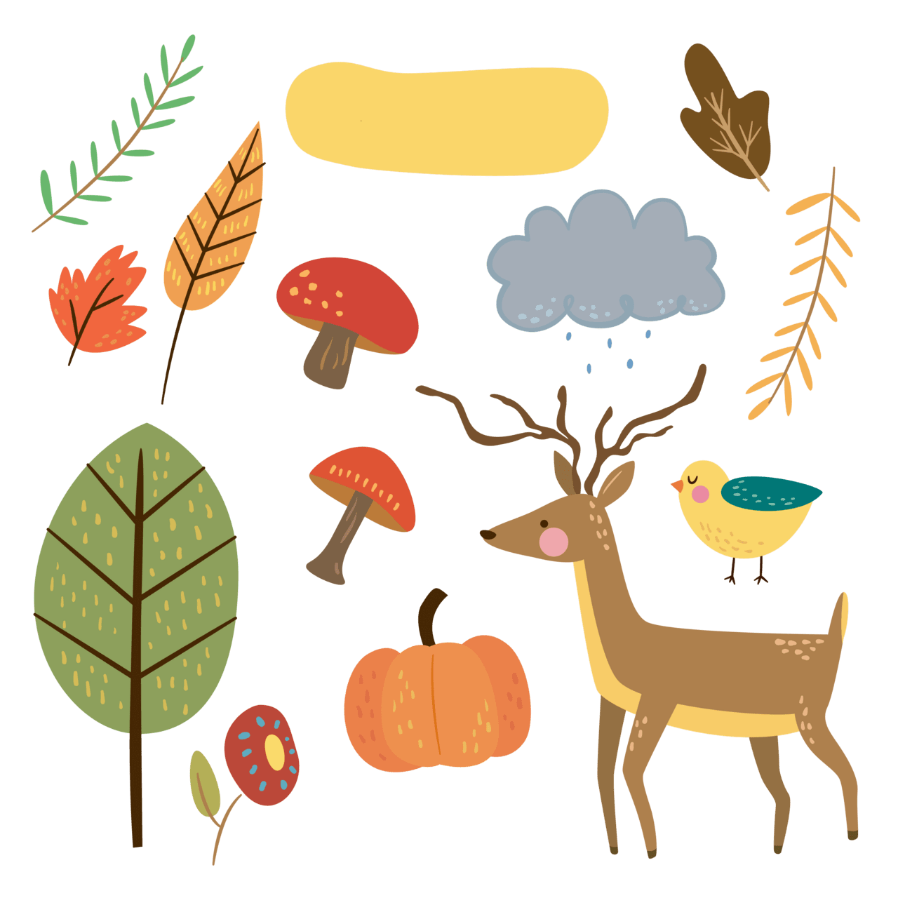 Deer vorlagen clipart picture