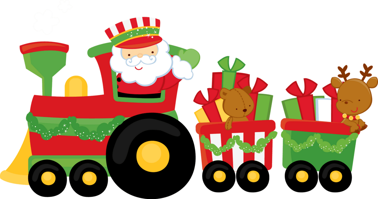 Train pin em christmas clipart clip art