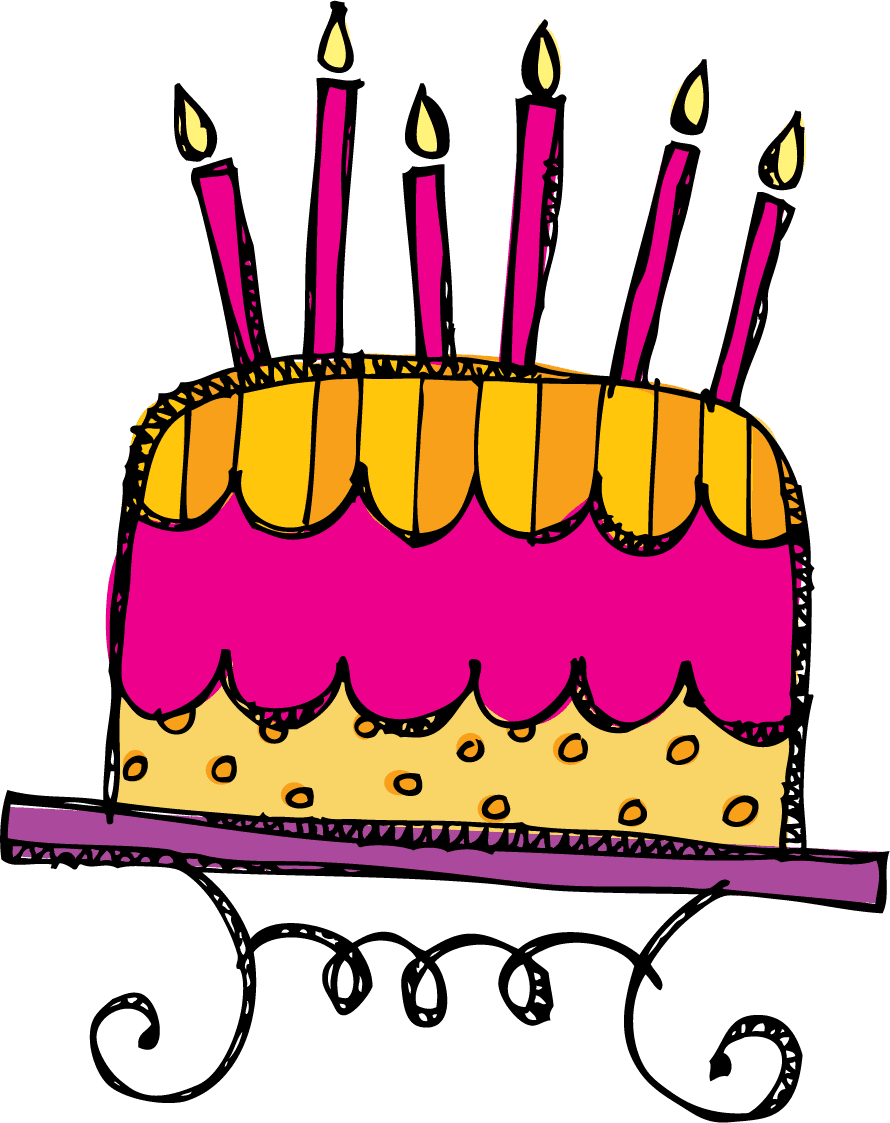 Cake birthday bash clipart photo